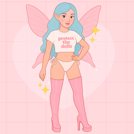 Protect the dolls sticker